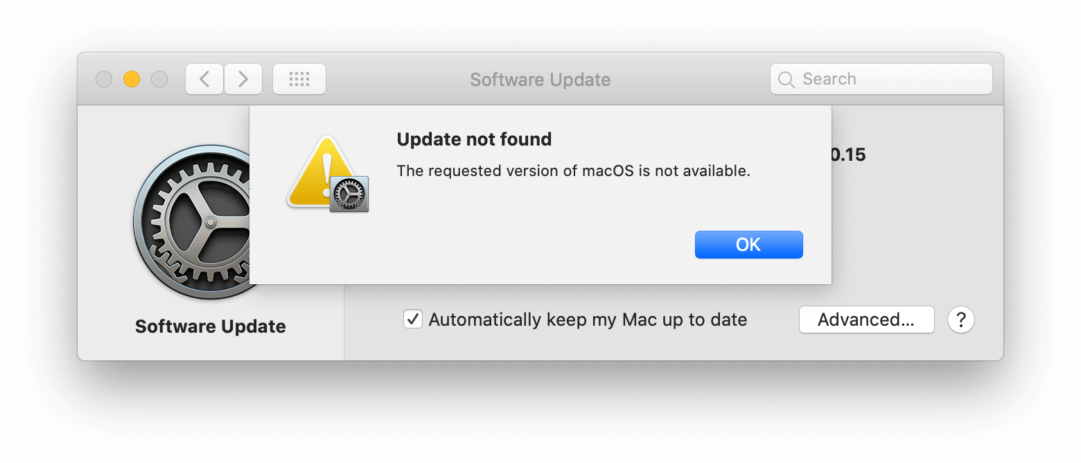 word for mac update glitch